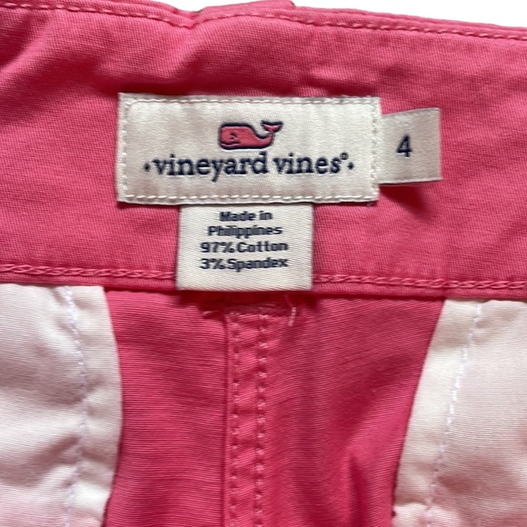Vineyard Vines Pink Short Shorts, Size 4 - Picture 4 of 9